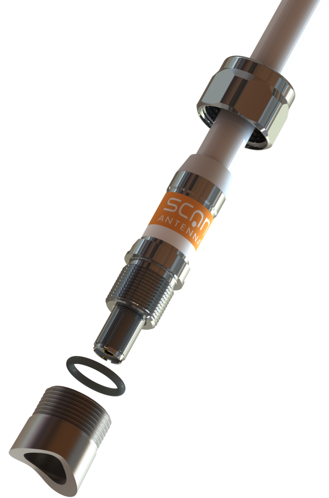 Cordland Marine AB SCAN VHF73ORB 3 dB VHF Fibreglass Antenna 1.3 m